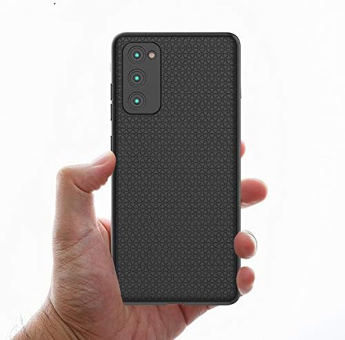 ZAPPER Bison Series Silicone Black Back Cover for Samsung Galaxy S20 FE / S20 FE 5G Phone Cases Compatible with Samsung Galaxy S20FE / S20FE 5G (2021) (Black)