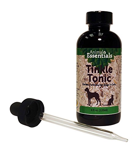 Animal Essentials Tinkle Tonic Herbal Formula for Dogs & Cats, 4 fl oz | Sweet Tasting Tincture for Healthy Urinary Tract