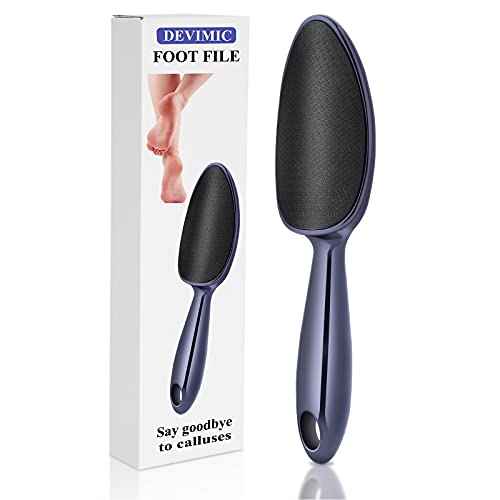 Foot File Callus Remover, Devimic Pedicure Tool Foot Scrubber, 3D Nano Foot Rasp for Hard Skin Dead Skin Remove, Used on Both Wet and Dry Feet, Make Your Foot Smooth Again