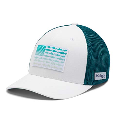 Image of Columbia Unisex PFG Fish Flag Mesh Ball Cap