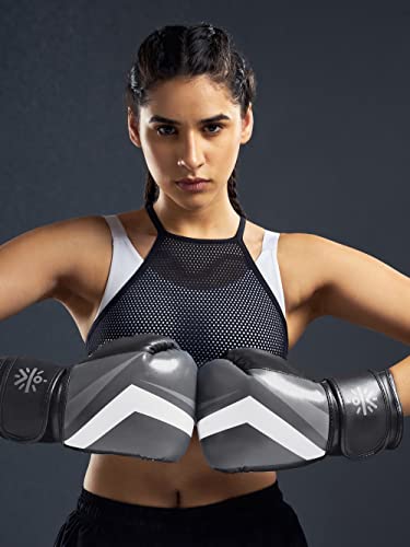 Image of cultsportone Pro Boxing Gloves with Antimicrobial Lining(CS700583 Black 8 oz)