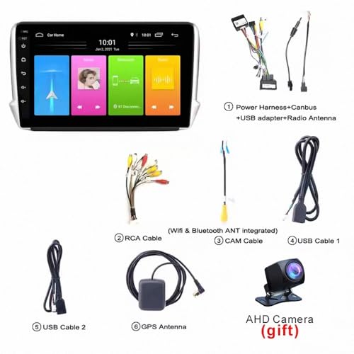 Navegacion GPS para Peugeot 208 viajes familiares con mapas offline 7