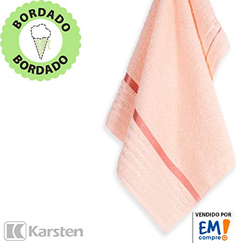 Jogo de Toalhas Banho Karsten 5 peças Algodão Felpuda Otto (BEGE E MARROM)