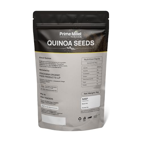Image of Prime Millets Quinoa Seeds 1kg | High Protein Superfood | Weight Loss & Diabetes Friendly | Gluten Free | Rich in Fiber
