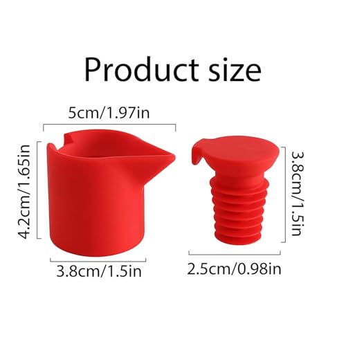Tapón de vino y tapón de champán impermeable con 3 válvulas protectoras 7