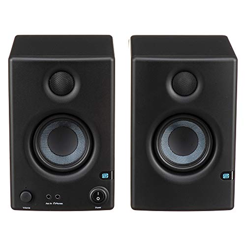 Presonus Eris E3.5 3.5" 2-Way 25W Nearfield Monitors (Pair) With Polsen Hpc-A30-Mk2 Studio Headphones Bundle #TOP2