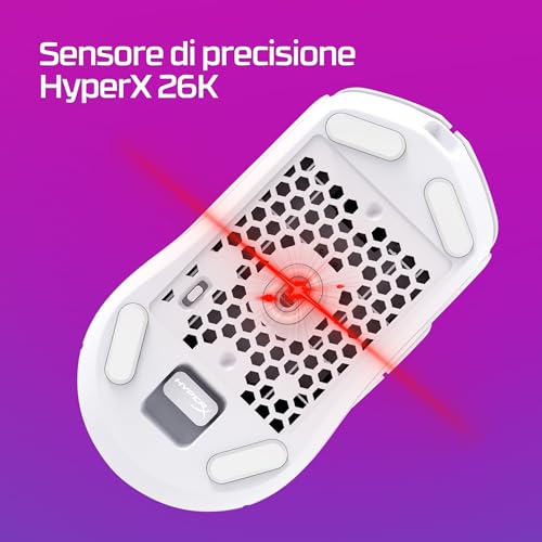 Pulsefire Haste, Mouse Gaming Senza Filo, Connettività 2,4 GHz e BLE, Illuminazione RGB, 6 Tasti Programmabili, 26000 DPI, Resistenza fino a 100 Milioni di Clic, Batteria fino a 100 Ore, Nero - Mouse gaming - Immagine 5