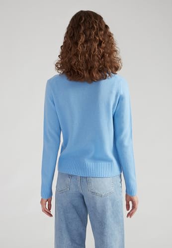 Image of Style & Republic Women's 100% Cashmere Turtleneck Sweater, Regular Fit, Premium Knit Jumper for Autumn, Winter and Spring