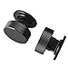 Welding Hood (Pipeliner) Helmet Fasteners Aluminum - 1 Pair (Black Anodized Knurled)