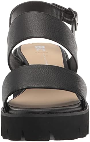 BC Footwear Women's Left Unsaid Sport Sandal, Black, 8.5 | Image 1