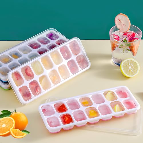 Set de 4 Moldes de Silicona para Cubitos con Tapa miniatura 5