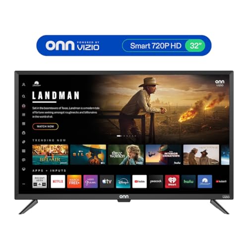 Image of ONN Smart TV 32 inch Powered by VIZIO Technology Class 720p HD, with Apple Home, Amazon Alexa, and Google, DTS:X and DTS: Virtual X, 60Hz Refresh Rate, Bluetooth + Free WallMount - 32S2V1 (Renewed)