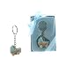 Lunaura Baby Keepsake - Set of 12 "Boy" Baby Stroller Key Chain Favors - Blue