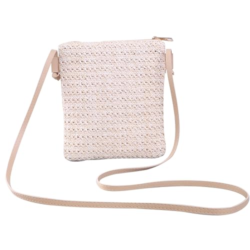 YWKJDDM Stroh Handtasche Damen, Sommer Stroh Strandtasche, Strohtasche Damen Stroh Umhängetasche Strohtasche Rattan Gewebte Geldbörse für Outdoor Camping Wandern YWKJDDM Stroh Handtasche Damen, Sommer Stroh Strandtasche, Strohtasche Damen Stroh Umhängetasche Strohtasche Rattan Gewebte Geldbörse für Outdoor Camping Wandern