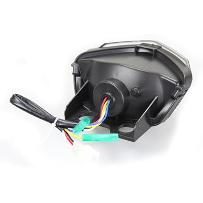 Integrated Sequential LED Tail Lights Smoke Lens for 2008-2012 Kawasaki Ninja 250R