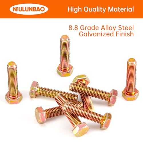 Tornillos hexagonales M8-1,25 para reparar estructuras metálicas sin deformación 3