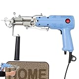 Machine à des tapis - Pistolet à tufting 2 en 1 pour poils coupés et poils en anneau | Kit...