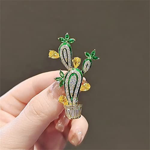 Brooche cactus anti-bâillement bouton invisible pour ajuster gilet