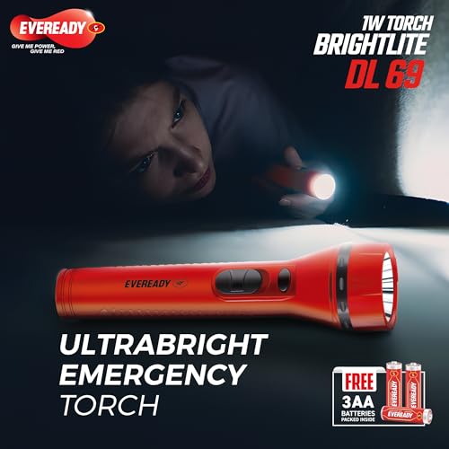 Image of Eveready DL 69 LED Flashlight Battery Powered, 1 Watt