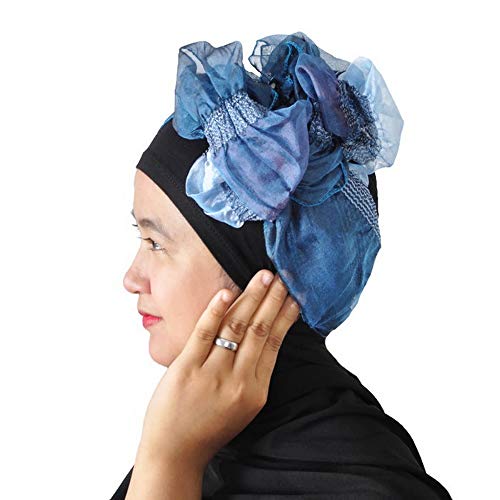 Mu Lan Legend | Silk Story Handmade Instant Infinity Organza Scarf | Lightweight Antique Head Wrap | Multi-functional4