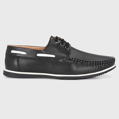 Image of Centrino Office Formal Shoes for Men | Shoes for Man Stylish | Lace-Up Design | Cushioned Insole | Lightweight Comfortable Leather Shoes | Mens Formal Shoes for Business Professional & Daily Office Wear (7630)
