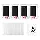 4er-Pack pfotenabdruck set hund，pfotenabdruck set katze，hundepfoten abdruck，fußabdruck baby，pfotenabdruck hund，Geeignet für Katzen, Hunde, Vögel, Babys usw.