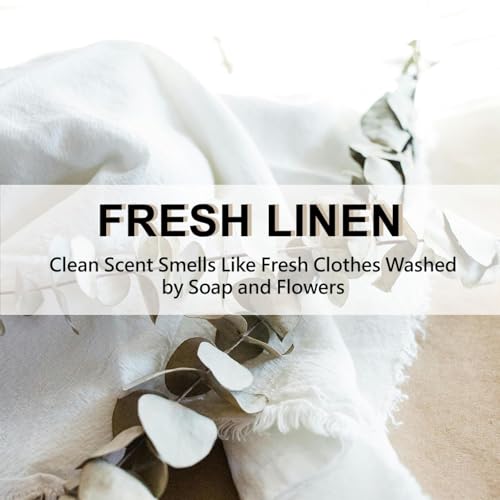 ROSE COTTAGE Large 12 Packs Fresh Linen Hanging Closet Scented Sachets