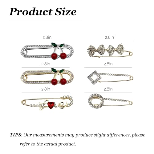 Image of 2 Pcs Scarf Ring Clips for Women Metal Shirt Tightener Cinch Buckle for Silk Scarf Shawl Blouse Sweater T Shirt Clothing Accessories