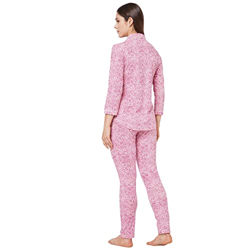 Image of Sweet Dreams Women's Cotton Printed Night Suit Set