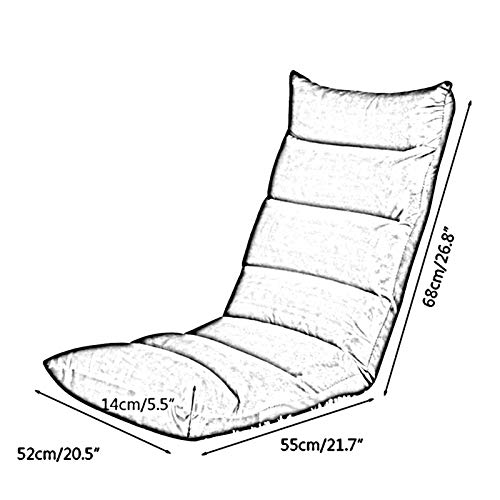Chaise de sol ergonomique lavable pour soulager le mal de dos