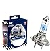 Produktbild 2x Philips H7 55W 12V PX26d 12972RVS2 Racing Vision +150% mehr Helligkeit Intensiv Weiß Ersatz Scheinwerfer Halogen Lampe - E-geprüft