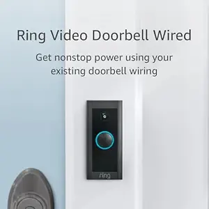 Ring Video Doorbell Wired (newest model), Use Two-Way Talk, advanced motion detection, HD camera and real-time alerts to monitor your front door (wiring required) | 2-Pack