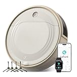 Lefant M310 Robot Aspirapolvere 4500Pa, 180Min, Evitamento Ostacoli, 4 Modalità, WiFi/App/Alexa, Ultra Sottile 28cm, Aspirapolvere Robot per Peli Animali e Pavimenti Duri, Champagne