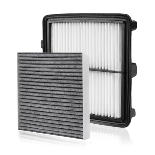 Image of Cabin & Engine Air Filter Kit for Honda Fit 1.5L 2009 2010 2011-2013 | Replace #CF11182 CA10650, Air Filter Combo Replacement Car Accessories
