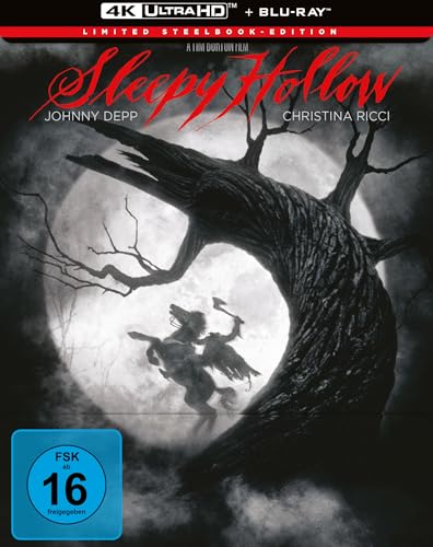 Sleepy Hollow (Neuauflage)  – 4K Steelbook (UHD + Blu-ray Disc)