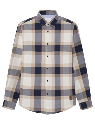SPRINGFIELD Camisa 336552, Estampado Fondo Blanco, M para Hombre