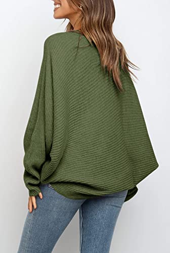 Image of Mafulus Womens Oversized Sweater Fall Winter Slouchy Pullover Jumper Tops