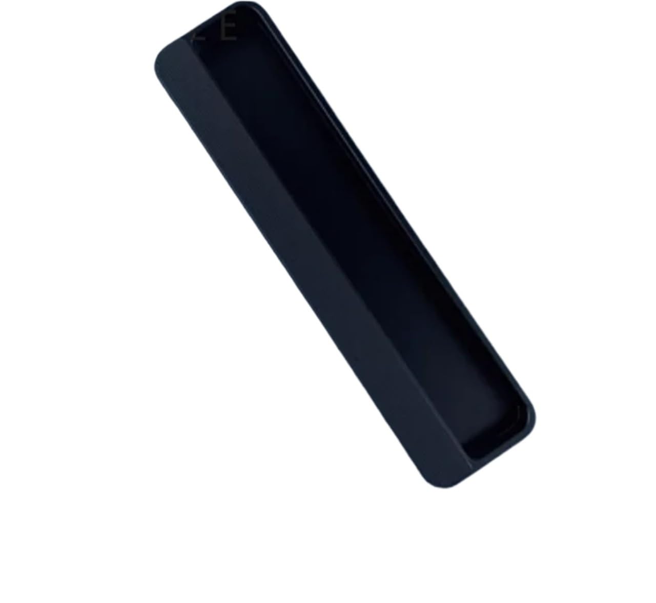 ATEUXOL Recessed Door Handles Simple Embedded Wardrobe, Barn Door, Handle Cabinet Sliding Hidden Folding(Black 200mm)