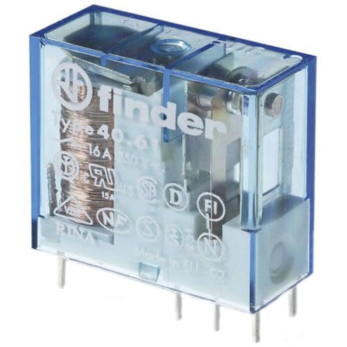 3 Pezzi Rel&egrave; Finder Tipo 40.61.7.060.0001 &ndash; 16A 60V 1 Scambio, Nuovi