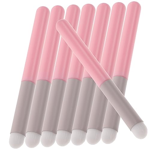 Gogogmee 8Pcs Lip Brush Versatile Lipstick Applicator Wands for Makeup for Lip Gloss Concealer and Eyeshadow Present for Women and Friends