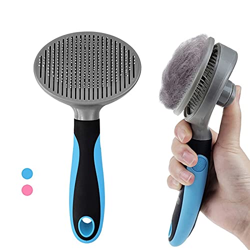 Huisdierborstels Handschoenen Efficiënte zelfreinigende huisdier Grooming Brush for kleine grote honden katten… - Image 3