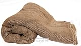 Handicraft Mart Himalayan Extra Large Cashmere Throw,Natural Cashmere Blanket 90" x 108",Hand Made i