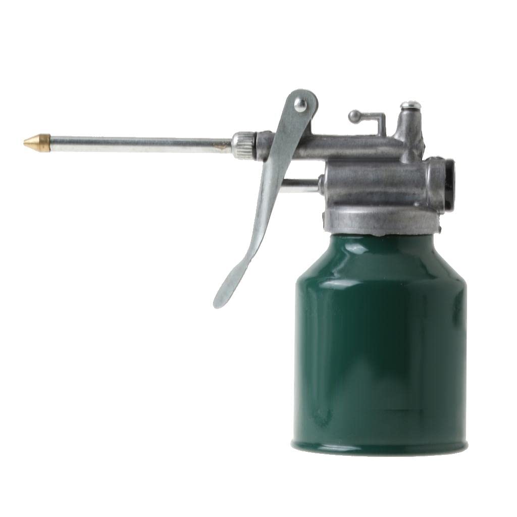 Green 250ml Vehicles Lubricants High Pressure Pump Oiler Oil Can Gun Tool-image-36