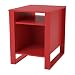 Altra Reese Accent Table, Ruby Red