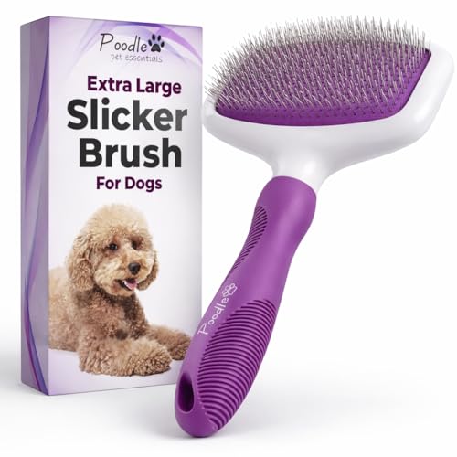 Poodle Pet Slicker Brush Large Size