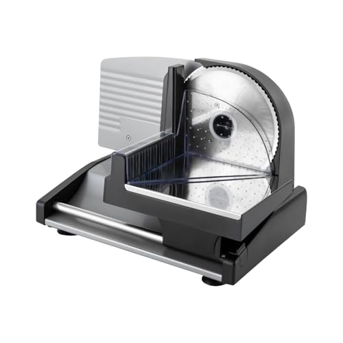 Cortadora de carne y pan eléctrica de acero inoxidable 200W