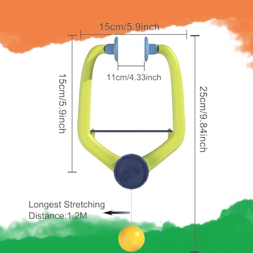 Image of Hanging Table Tennis Self Training Indoor Gaming 2 Racket & 3 Practice Ball Portable - Double Sparring Hanging Toys Parent Child Interaction Indoor Toys