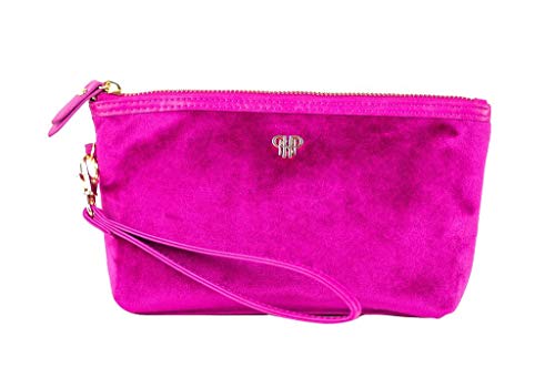 Getaway Wristlet Small Makeup Case (Velvet Fuchsia)