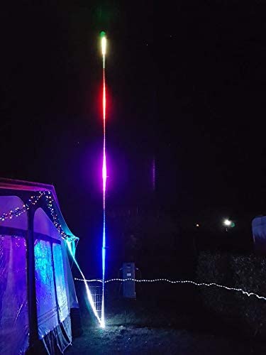 online-leds 5M Magic Dream Colour Chasing Digital Flag Pole Led Light Strip Lights 12V DC (via 3m Cigarette Lead) Flexible Waterproof 75+ Pre Set Patterns led Dream Lights Caravan Flagpole Lights - Image 3
