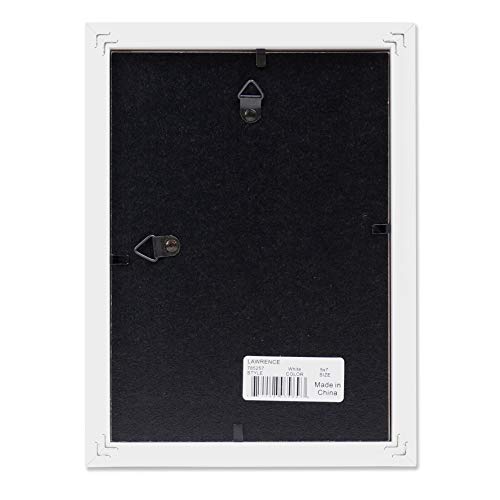 Lawrence Frames 785257 Shadow Box Frame, 5X7, White #TOP2
